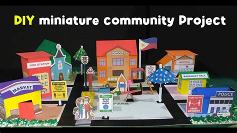 How to Make Miniature House, Building for Community School.